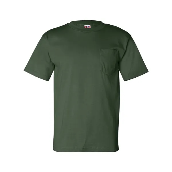 Adult USA made heavyweight 100% cotton short sleeve t-shirt with a... from ASI 84358 S&S Activewear