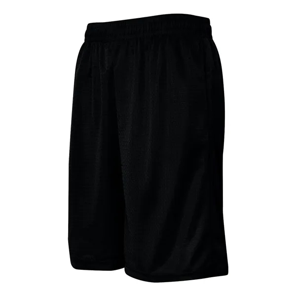 Polyester 9" pro mesh pocketed shorts. Blank product.... from ASI 84358 S&S Activewear