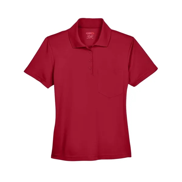 CORE365 Women's Origin Performance Pique Polo with Pocket... from ASI 84358 S&S Activewear