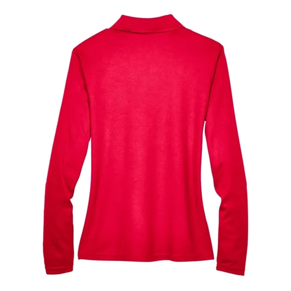 CORE365 Women's Pinnacle Performance Long-Sleeve Pique Polo... from ASI 84358 S&S Activewear