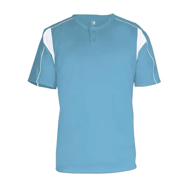 Performance fabric two-button placket jersey... from ASI 84358 S&S Activewear