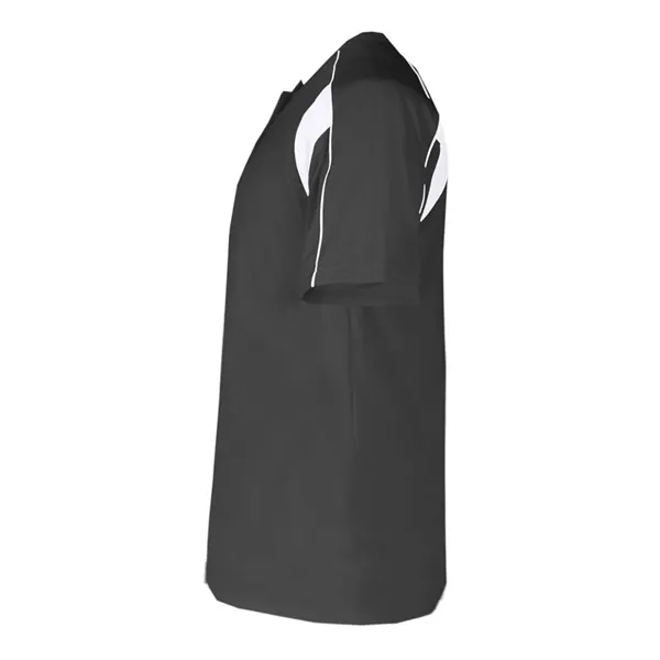 Performance fabric two-button placket jersey... from ASI 84358 S&S Activewear