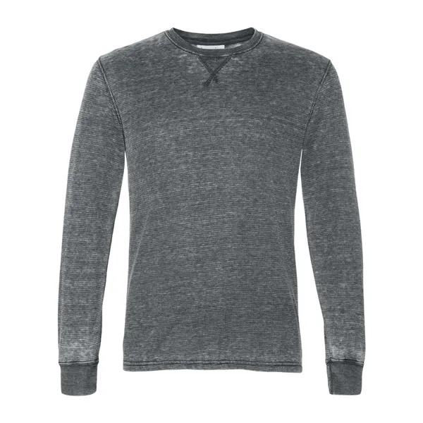 Vintage zen thermal long sleeve T-shirt with acid washing. Blank product.... from ASI 84358 S&S Activewear