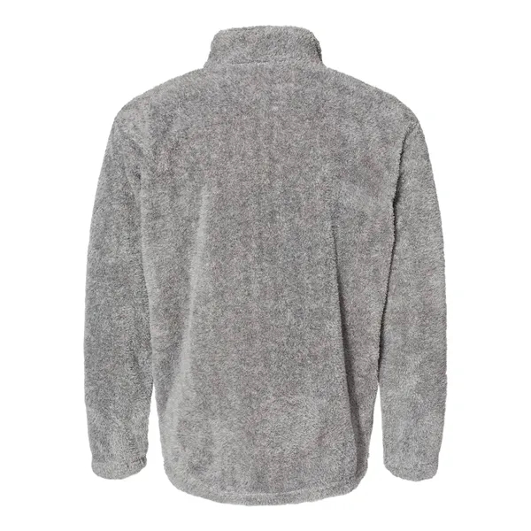 J. America Boundary Shag Frosty Sherpa Quarter-Zip Pullover... from ASI 84358 S&S Activewear