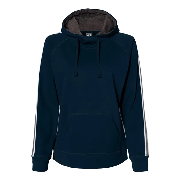 J. America Women's Rival Fleece Hooded Sweatshirt... from ASI 84358 S&S Activewear