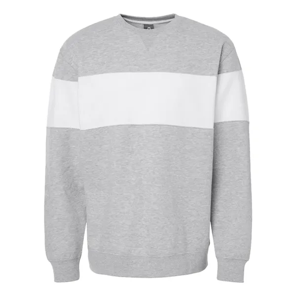 J. America Varsity Fleece Crewneck Sweatshirt... from ASI 84358 S&S Activewear