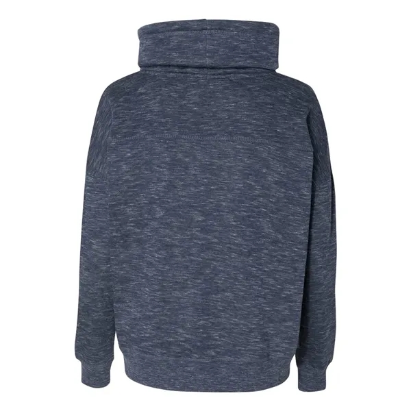 Women's Melange Fleece Cowlneck Pullover... from ASI 84358 S&S Activewear