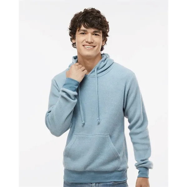 J. America Flip Side Fleece Hooded Pullover... from ASI 84358 S&S Activewear
