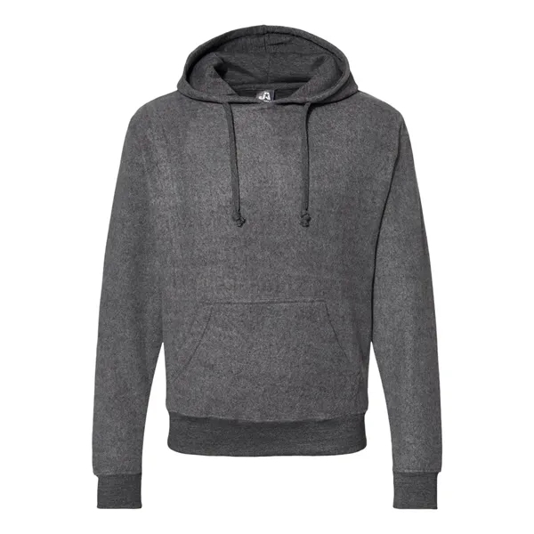 J. America Flip Side Fleece Hooded Pullover... from ASI 84358 S&S Activewear