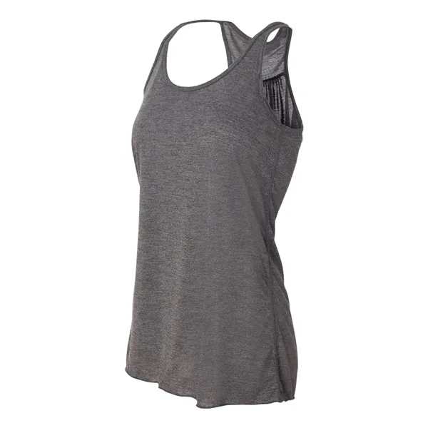 Women's flowy racerback tank top with several fabrications for different colors.... from ASI 84358 S&S Activewear