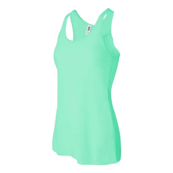 Women's flowy racerback tank top with several fabrications for different colors.... from ASI 84358 S&S Activewear