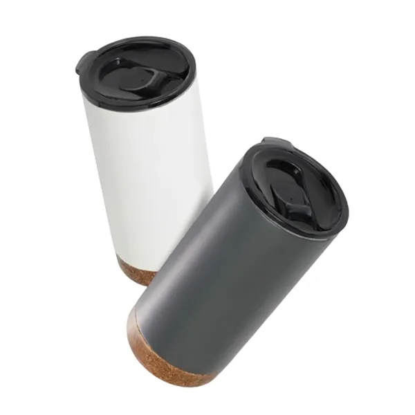 16 oz. Double wall vacuum insulated stainless steel travel tumbler with... from ASI 37218 Athena Promo (tm)