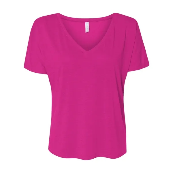 Women's flowy V-neck drop sleeve shirt. Blank product.... from ASI 84358 S&S Activewear