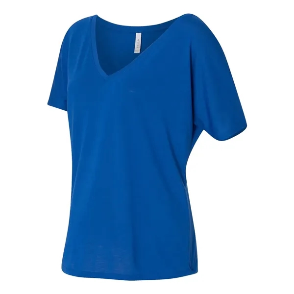 Women's flowy V-neck drop sleeve shirt. Blank product.... from ASI 84358 S&S Activewear