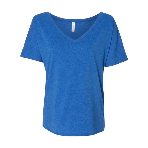Women's flowy V-neck drop sleeve shirt. Blank product.... from ASI 84358 S&S Activewear
