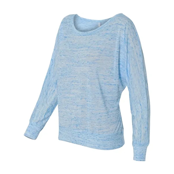 Women's long sleeve flowy off the shoulder shirt. Blank product.... from ASI 84358 S&S Activewear