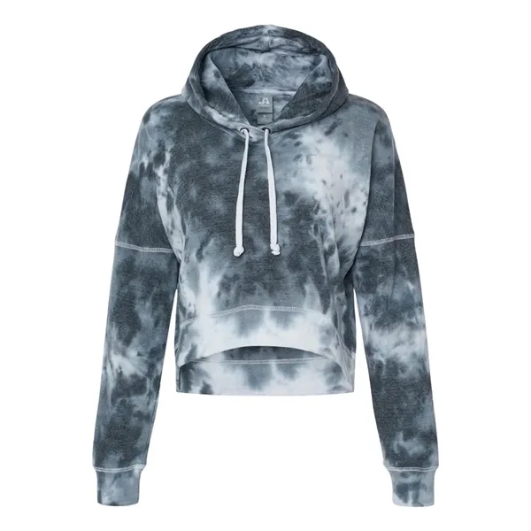 J. America Women's Crop Hooded Sweatshirt... from ASI 84358 S&S Activewear