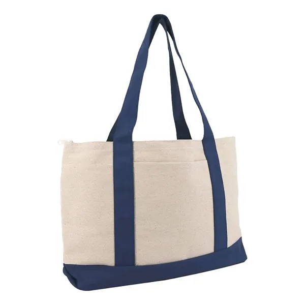 Liberty Bags Large Zippered Cotton Canvas Tote... from ASI 84358 S&S Activewear