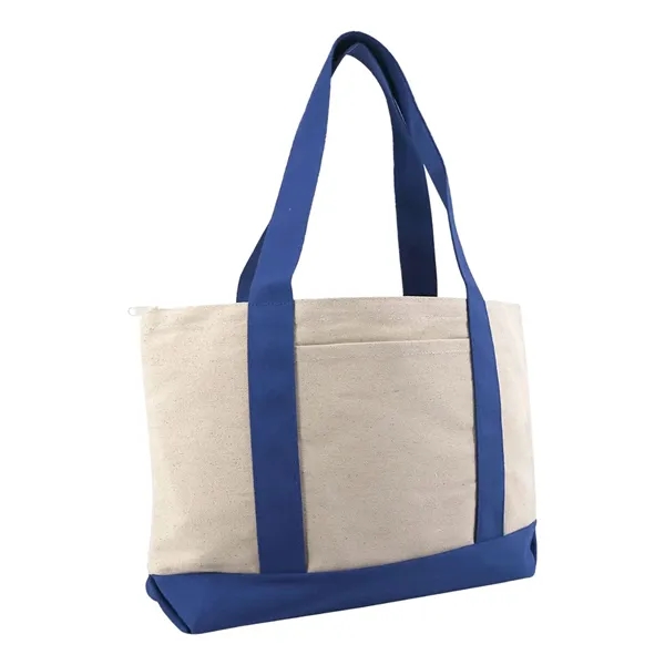 Liberty Bags Large Zippered Cotton Canvas Tote... from ASI 84358 S&S Activewear