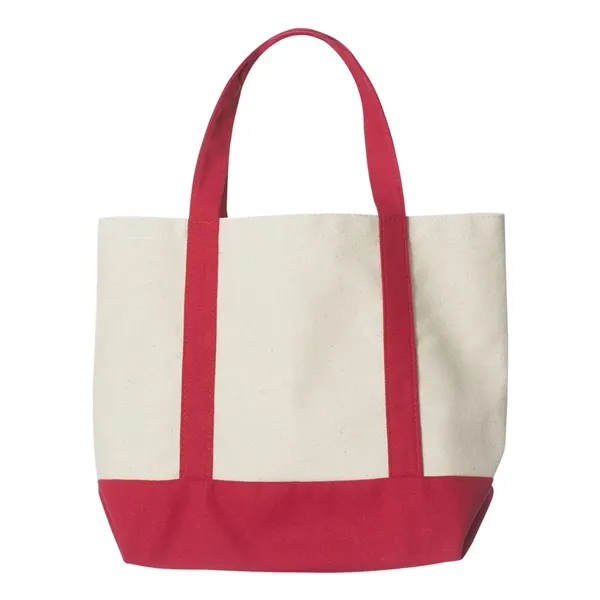 Liberty Bags Seaside Small Cotton Canvas Boater Tote, blank.... from ASI 84358 S&S Activewear