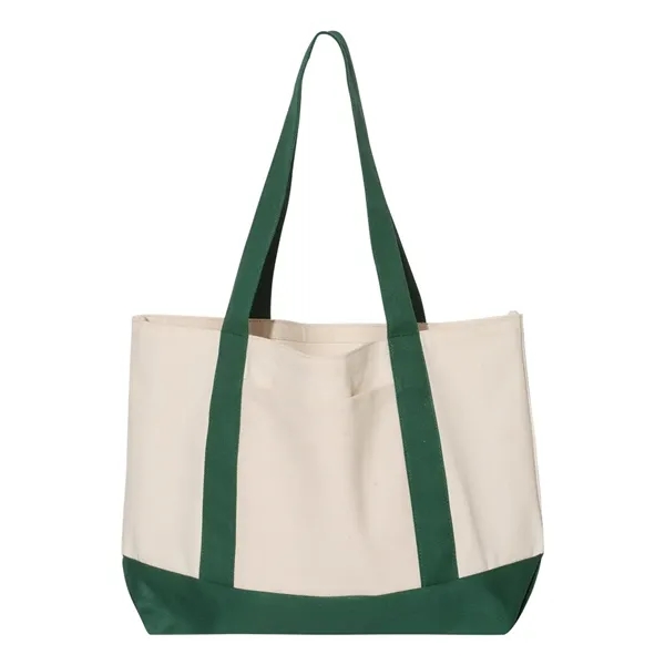 Canvas boater tote. Blank product.... from ASI 84358 S&S Activewear