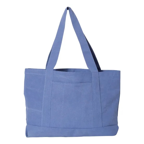 Pigment Dyed Premium 12 Ounce Canvas Gusseted Tote... from ASI 84358 S&S Activewear