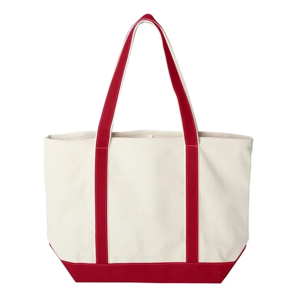 Heavy-duty cotton canvas tote bag... from ASI 84358 S&S Activewear