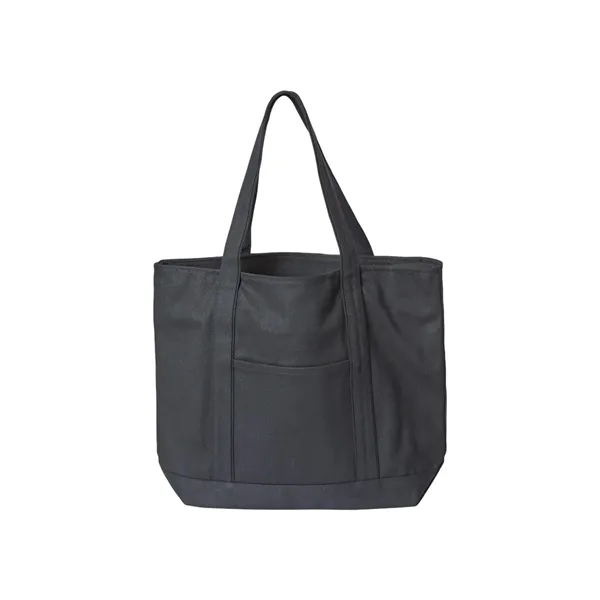 Liberty Bags X-Large Boater Tote with Zippered Closure... from ASI 84358 S&S Activewear