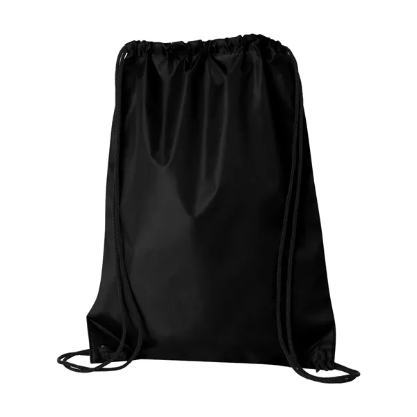 Drawstring backpack with black cord drawstring. Blank product.... from ASI 84358 S&S Activewear