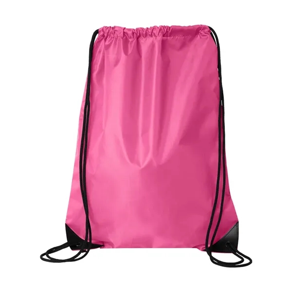 Drawstring backpack with black cord drawstring. Blank product.... from ASI 84358 S&S Activewear