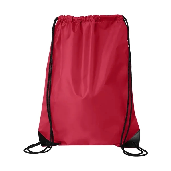 Drawstring backpack with black cord drawstring. Blank product.... from ASI 84358 S&S Activewear