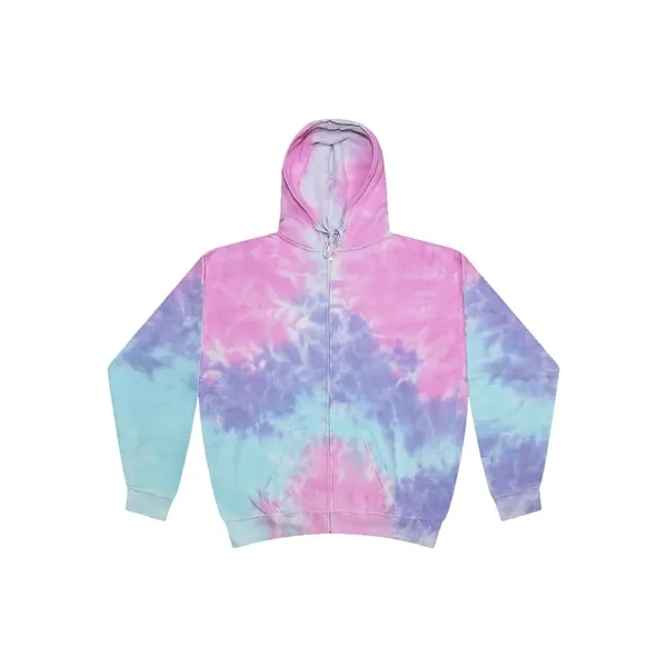 Colortone Tie-Dyed Full-Zip Hooded Sweatshirt... from ASI 84358 S&S Activewear