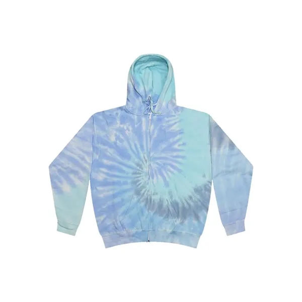 Colortone Tie-Dyed Full-Zip Hooded Sweatshirt... from ASI 84358 S&S Activewear