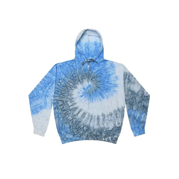 Colortone Tie-Dyed Full-Zip Hooded Sweatshirt... from ASI 84358 S&S Activewear