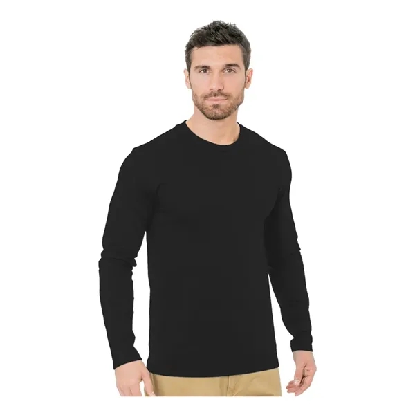 Unisex Fine Jersey Long Sleeve Crewneck T-Shirt... from ASI 84358 S&S Activewear