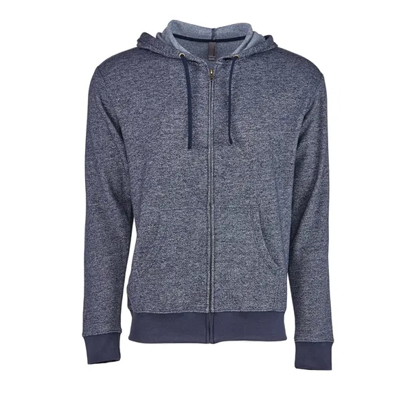 Denim fleece hooded zip available in six colors with a YKK... from ASI 84358 S&S Activewear