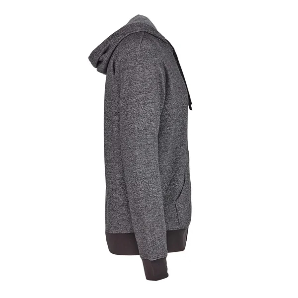 Denim fleece hooded zip available in six colors with a YKK... from ASI 84358 S&S Activewear
