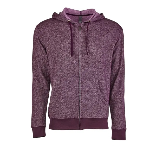 Denim fleece hooded zip available in six colors with a YKK... from ASI 84358 S&S Activewear