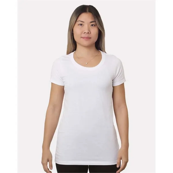 Bayside Women's Fine Jersey T-Shirt... from ASI 84358 S&S Activewear
