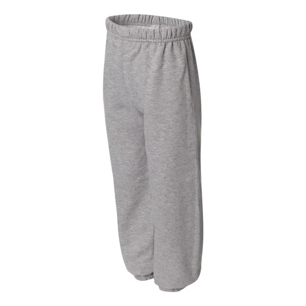 Youth, 8.0 oz. 50% cotton/50% polyester sweatpants. Blank product.... from ASI 84358 S&S Activewear