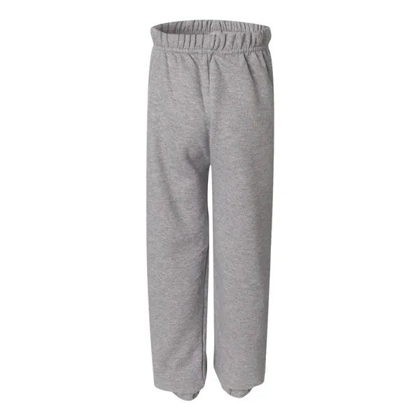 Youth, 8.0 oz. 50% cotton/50% polyester sweatpants. Blank product.... from ASI 84358 S&S Activewear