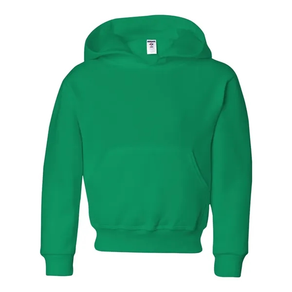 Youth 8.0 oz. 50% cotton/50% polyester hooded sweatshirt. Blank product.... from ASI 84358 S&S Activewear