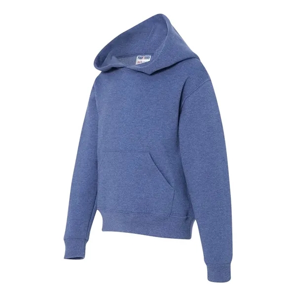 Youth 8.0 oz. 50% cotton/50% polyester hooded sweatshirt. Blank product.... from ASI 84358 S&S Activewear