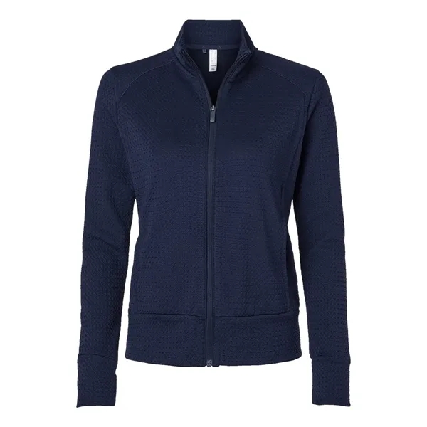 Adidas Women's Ultimate Textured Full-Zip Jacket... from ASI 84358 S&S Activewear