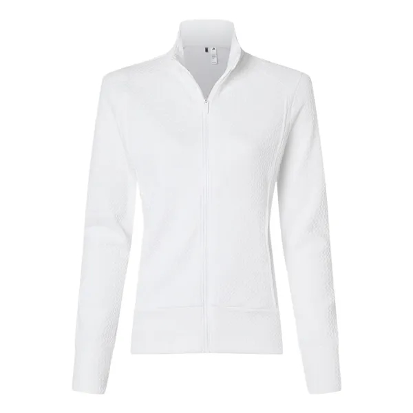 Adidas Women's Ultimate Textured Full-Zip Jacket... from ASI 84358 S&S Activewear