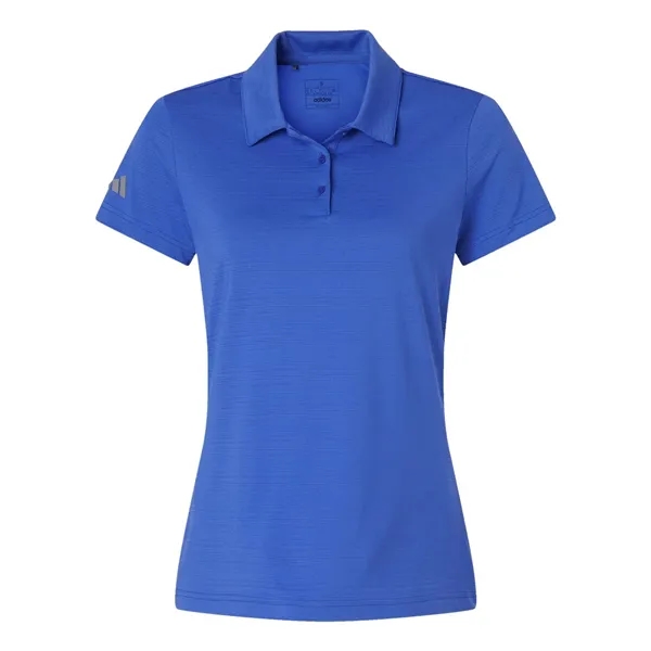 Adidas Women's Textured Stripe Polo... from ASI 84358 S&S Activewear