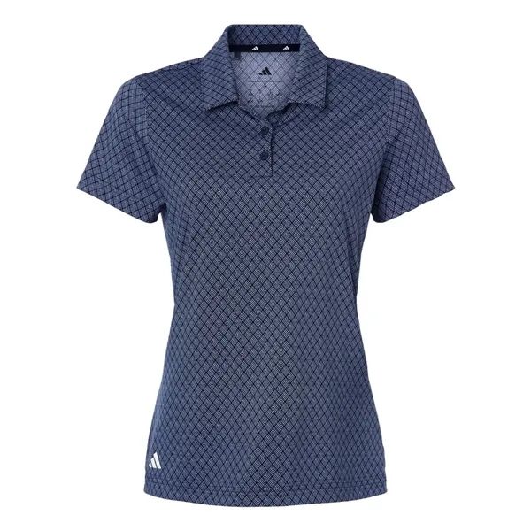 Adidas Women's 4-Way Stretch Printed Polo... from ASI 84358 S&S Activewear