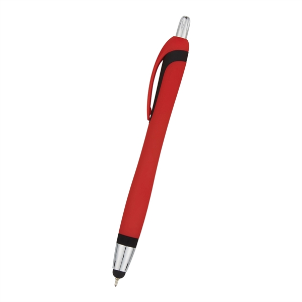 Ava Sleek Write Pen with Stylus.  Plunger Action. Push Down... from ASI 61125 Hit Promotional Products