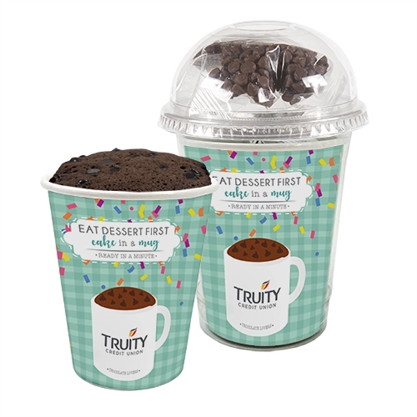 Mug Cake Snack Cup.  Item size: 3.75" diameter x 5"H.... from ASI 71685 Midnite Snax®