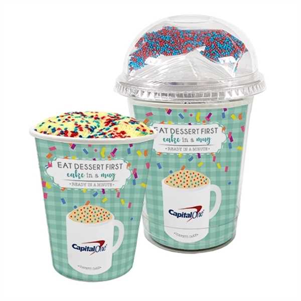 Mug Cake Snack Cup.  Item size: 3.75" diameter x 5"H.... from ASI 71685 Midnite Snax®